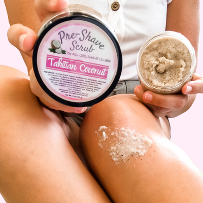 Pre-Shave Scrub: Tahitian Coconut