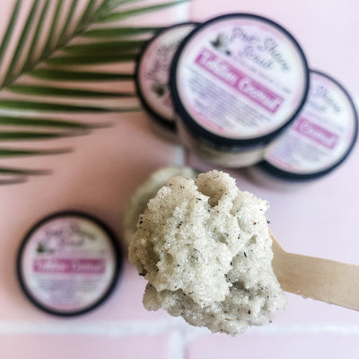 Pre-Shave Scrub: Tahitian Coconut