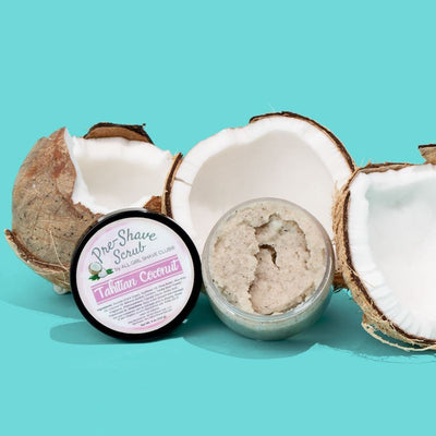 Pre-Shave Scrub: Tahitian Coconut