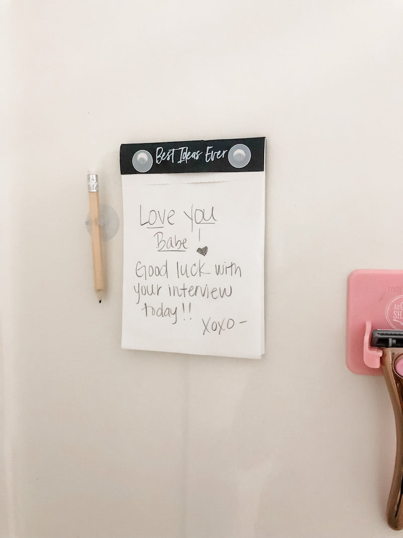 Shower Notes Splashy Notes (Waterproof Notepad) - All Girl Shave Club