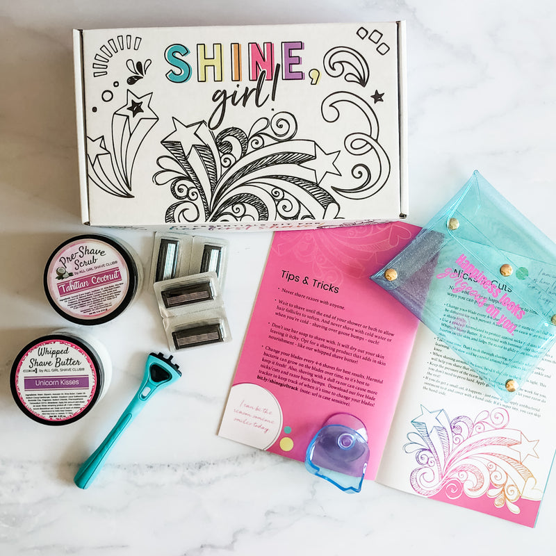 Shine, Girl! (First Shave Kit) - All Girl Shave Club