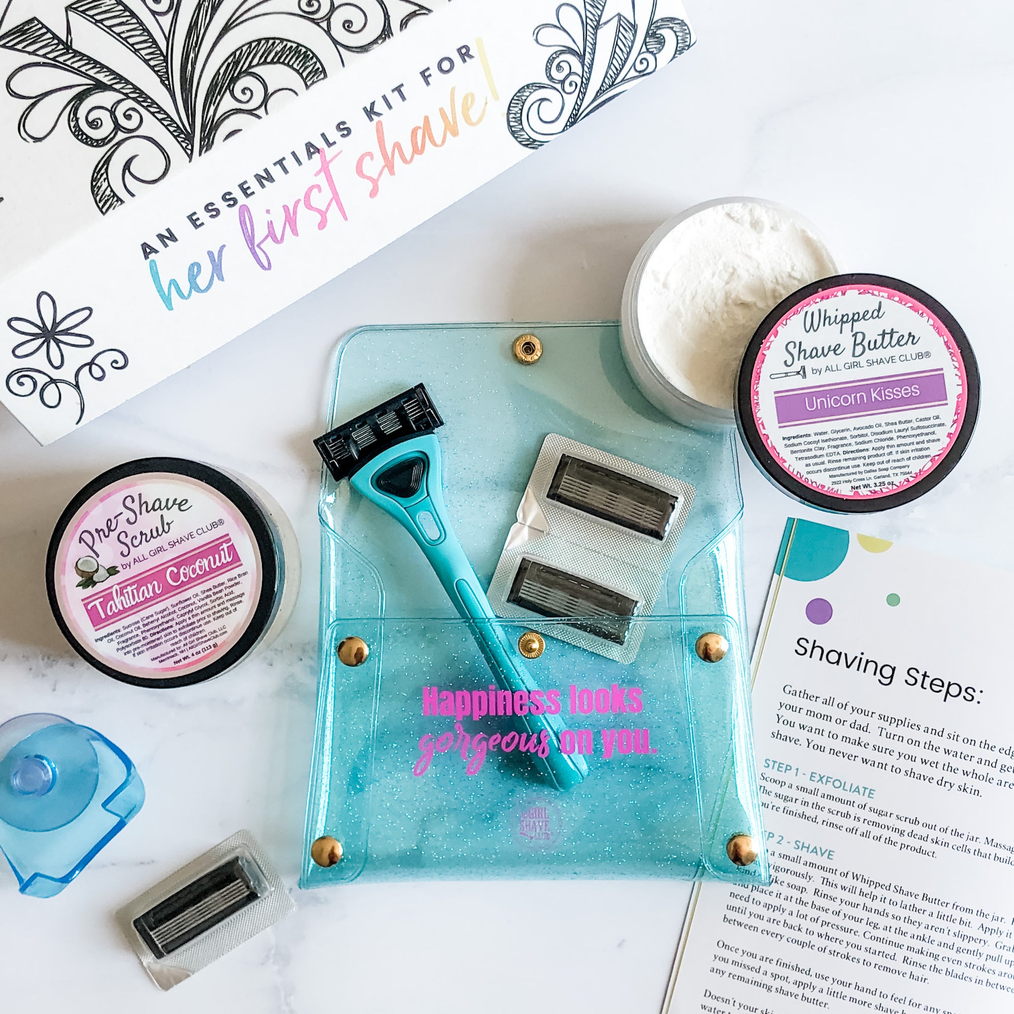 Shine, Girl! (First Shave Kit) - All Girl Shave Club