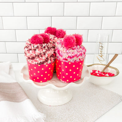 Cupcake Fuzzy Socks