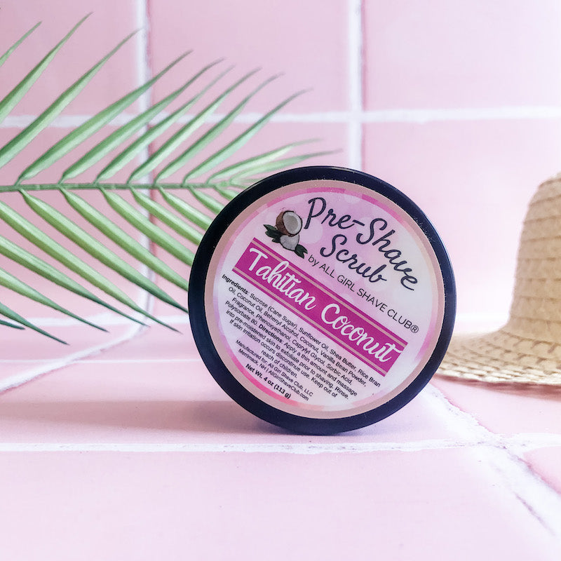 Pre-Shave Scrub: Tahitian Coconut
